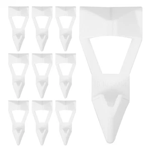10 Piezas Estantes Estanterías Soportes Gabinete Estante Soportes Resistente Flotante - Imagen 1 de 12