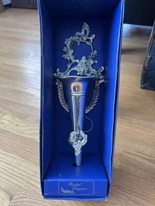 Church Funeral Gothic Flower Candlestick Candle Wall Holder New Wedding Floral - Picture 1 of 7