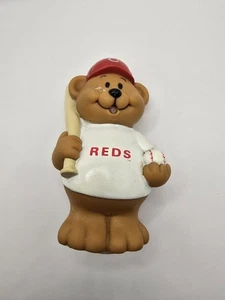 Cincinnati Reds Vintage Russ Kunststoff Bär Maskottchen Figur PVC gebraucht 4 Zoll - Bild 1 von 6