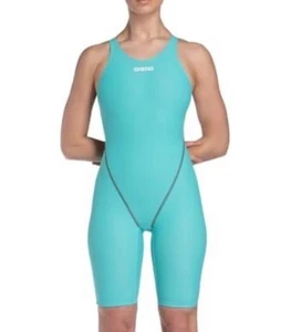 Arena Powerskin Damengröße 26 ST NEXT hinten offen aquamarinblau Racing Swim - Bild 1 von 8
