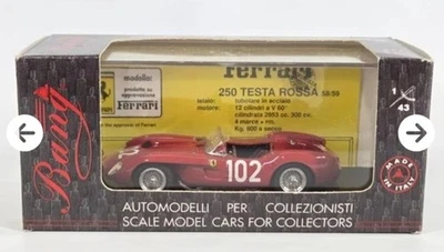 COCHE DIECAST BANG 7132 FERRARI 250 TR SEBRING 58 ROJO GANADOR ESCALA 1:43 #14 Foto 1 de 3