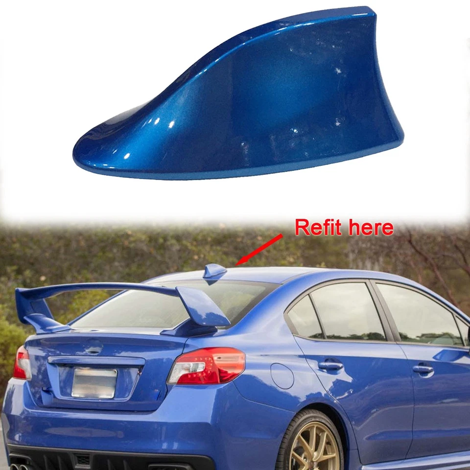 Capa de antena de carro rádio AM/FM azul barbatana de tubarão decoração para Subaru WRX STI 15 - 22 - Imagem 1 de 4