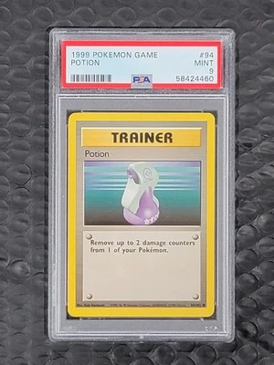 1999 POKEMON UNLIMITED #94 POTION PSA 9 - Fresh SLAB  NEW ! - Image 1 of 3