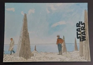 2018 Topps Solo: A Star Wars Story Sketch Art Card By Roy Cover 1/1 - Bild 1 von 2