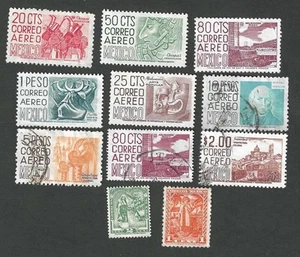 Mexico - Eleven different mint and used stamps - Picture 1 of 1