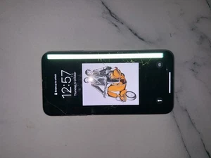 Apple iPhone X – 64GB (Black) – FOR PARTS / REPAIR – OLED Line & Cracked Screen - Picture 1 of 1
