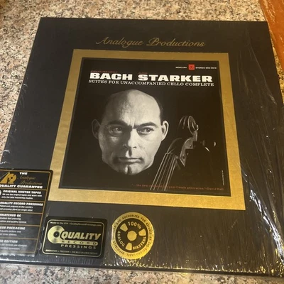 Janos Starker - Bach: Suites for Unaccompanied Cello - Analogue Productions 6LP Foto 1 de 4