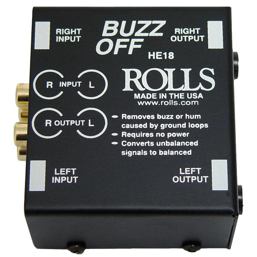 Rolls HE18 Buzz Off 2-Channel Hum and Buzz Remover (Open Box) - Image 1 of 1