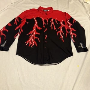 Camisa De Colección Brooks & Dunn Panhandle Slim Lightning L/S Botón Grande “leer” - Imagen 1 de 15