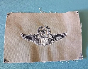 Parche insignia alas piloto senior de la USAF vintage bordado en tela - Imagen 1 de 3