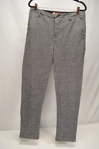 Cartonnier Anthropologie Black White Wool Blend Hidden Button Fly Pants  Size 27 - Picture 1 of 5