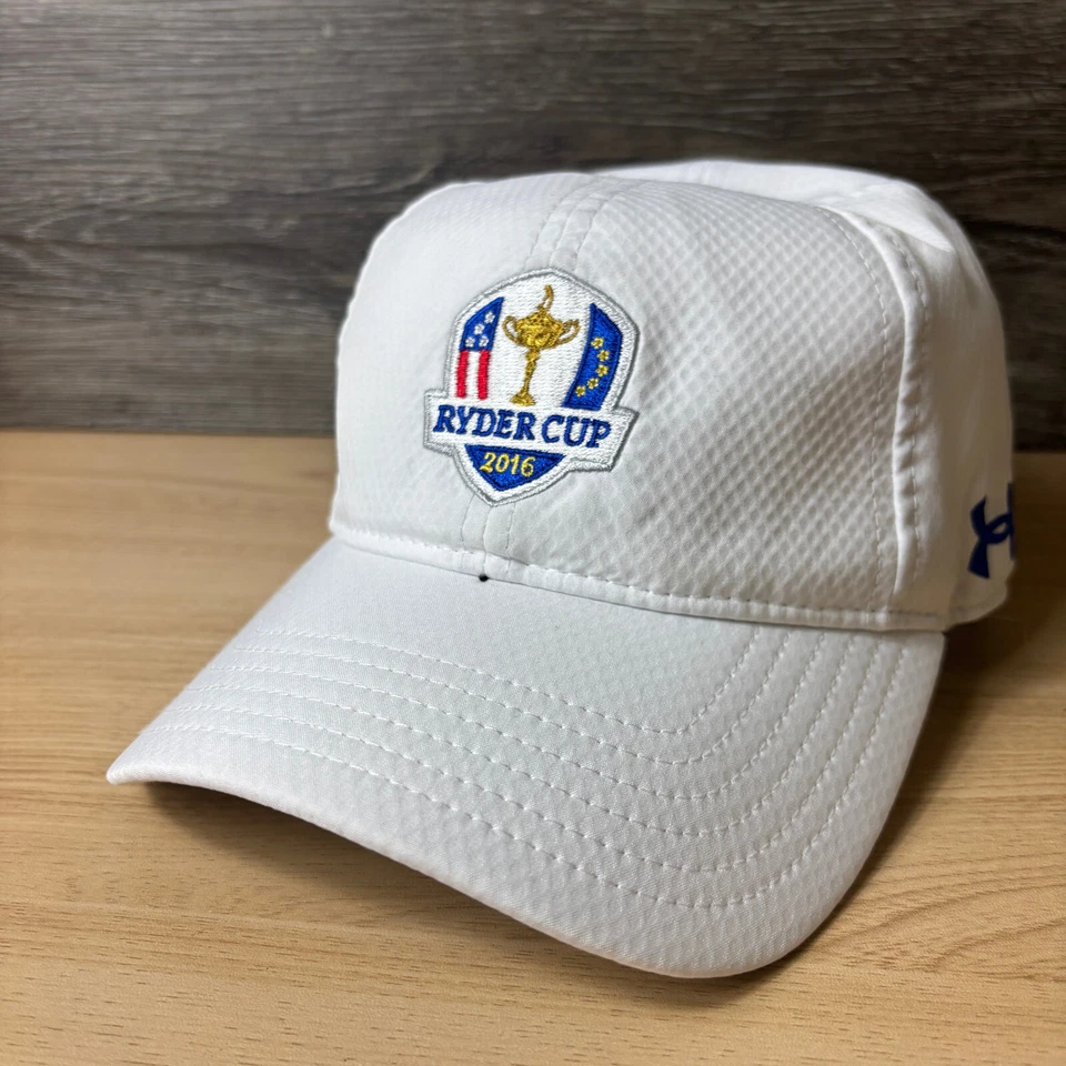 Gorra Ryder Cup correa trasera blanca Under Armour golf 2016 Foto 1 de 4