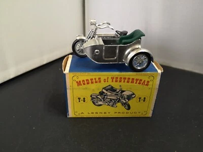 W827-MODELS OF YESTERYEAR NoY-8-B 1914 SUNBEAM MOTORCYCLE AND SIDECAR WITH BOX - Image 1 of 4