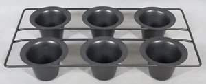 FOX RUN BRAND 6 NON-STICK POP-OVER CUPS BAKING PAN 15 1/8" X 8 3/4" X 2 3/8" NEW - Picture 1 of 5