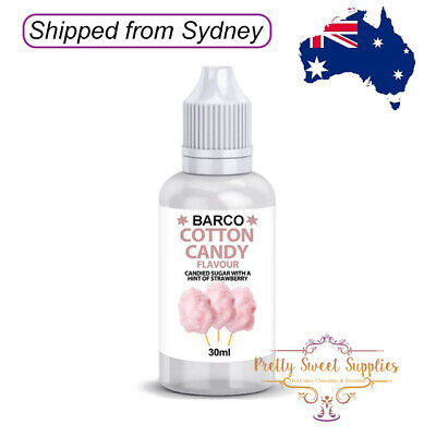 COTTON CANDY Concentrated Food Flavour 30ml - For Cakes Icing Desserts • 4.95$