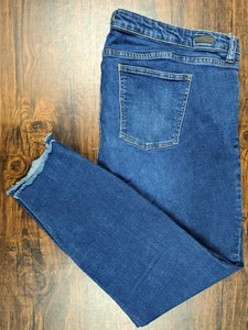 KUT FROM THE KLOTH Jeans Womens Connie 24W Ankle Skinny Blue High Rise Raw Hem - Picture 1 of 23