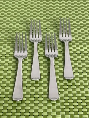 Gibson ASHLAND 4 tenedores de ensalada de acero inoxidable 18/0 puntas brillantes cubiertos Foto 1 de 4