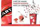 Publicit Advertising 120 2009  Martini Rosato  apritif art de mixer grenade 2p