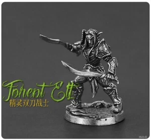 Forest ELF Double-Edged  Metal Miniatures Dungeons & Dragons War Games Toys - Picture 1 of 3