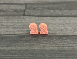 Parks | 2 Red Player Hiker Player Figures | Official Replacement Game Pieces - Picture 1 of 6