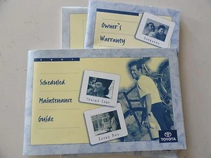 2001 Toyota Maintenance and Warranty Owners Manual Supplement - Bild 1 von 1