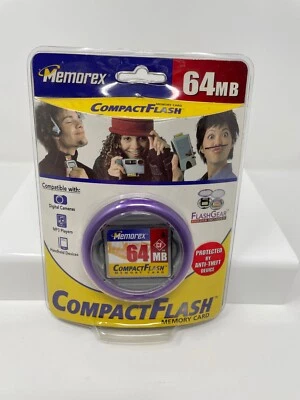 Memorex 64 MB CompactFlash Memory Card - NEW  - Image 1 of 3