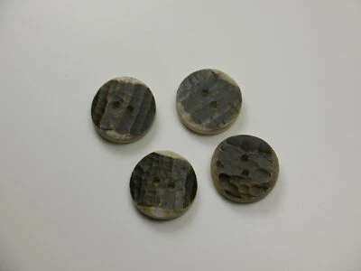 4 Stück Horn Trachtenknöpfe Knöpfe Zierknöpfe mit Muster d=20 mm TK-III-90 - Bild 1 von 3