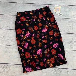 Falda Lápiz LuLaRoe Talla S Colorida Estilo Cassie Nueva Con Etiquetas Flores Florales - Imagen 1 de 4