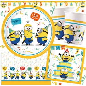 MINIONS RISE OF GRU - Vajilla Decoración Regalo Cumpleaños Niños Fiesta Set - Imagen 1 de 20