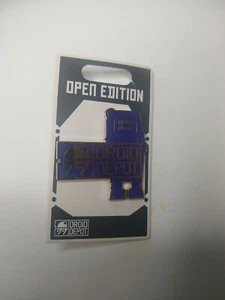 Disney Parks Star Wars Droid Depot Open Edition Pin Silver Tone Blue - Picture 1 of 7