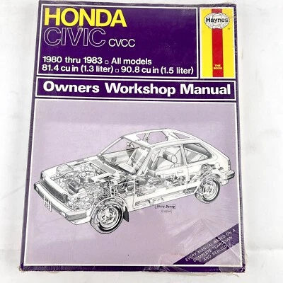 Honda Civic 1980 1983 taller servicio reparación manual motor 1.3 1.5 diagramas de cableado Foto 1 de 3