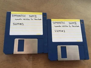 Floppy Disks For Mac - Symantec Sum ll 2-disk Set - Picture 1 of 1