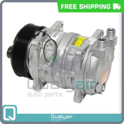 A/C Compressor for Chevrolet C5500 Kodiak, C60 Kodiak, C6500 Kodiak, C70 K... QU - Image 1 of 4