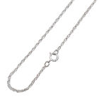 .925 Sterling Silver Rope Chain - Lengths from 16-30" - Quality Necklace Jewelry