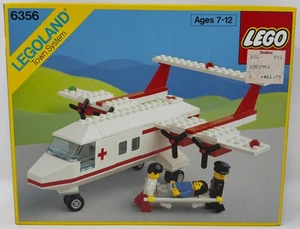 Lego #6356 Med-Star Rescue Plane Town Medical 1988 - Picture 1 of 9