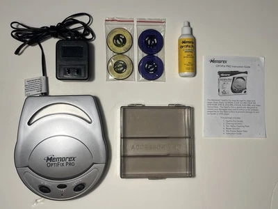 Memorex OptiFix Pro-ET 32028007 Clean/Repair CD's Tested Works w/Power Cord - Image 1 of 4