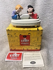 A JOYFUL SONG Lucy Schroeder Spieluhr 2000 Punze Peanuts Gallery #9621 - Bild 1 von 6