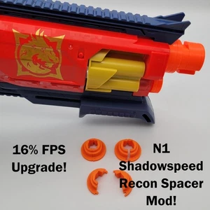 Pistola de juguete para Nerf N1 Shadowspeed Recon Blaster espaciador de resorte ¡Actualización de potencia! - Imagen 1 de 9