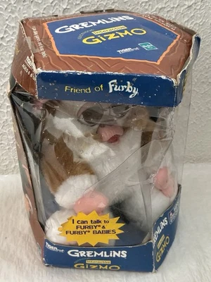 Интерактивная GIZMO Furby TIGER 1999 Гремлины Поврежденная Коробка - Непроверенная Игрушка - Никогда не доставалась из коробки - Изображение 1 из 4