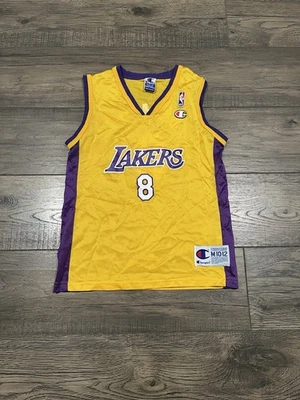 Camiseta de Colección Kobe Bryant Juvenil M 10-12 #8 Campeón de Los Angeles Lakers Amarillo Niños Foto 1 de 4
