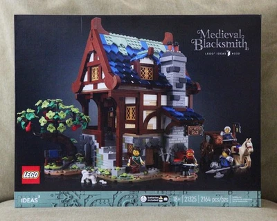 LEGO 21325 Ideas Medieval Blacksmith Building Set Retired New Sealed - Image 1 of 2