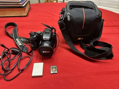 Nikon Coolpix P100 Digital Camera 10.3 MP 26x Optical Zoom Tested Working Clean - Image 1 of 4