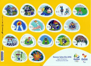Brasilien - Brasil - Rio 2016 - Paralimpicos Rio 2016 - Kinderzeichnungen 4386/1 - Bild 1 von 1