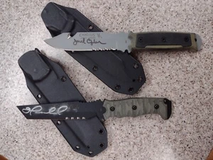 Signed Camillus Tactical Knife Skol & Dagr Knife Set USA Made SEAL/Green Beret - Picture 1 of 9