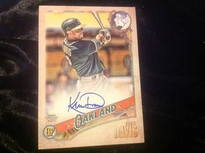 Khris Davis 2018 Gypsy Queen Auto SSP #32/99 Oakland A's - Bild 1 von 3