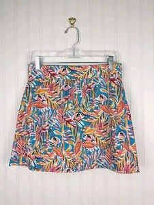 Crown & Ivy Damen Floral Flamingo Pull On Golf Active Stretch Skort Gr. S - Bild 1 von 7