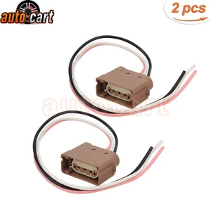 2x For Ford Headlamp Light Socket Turn Signal Pigtail Connector Plug 2U5Z13411SA - Picture 1 of 7