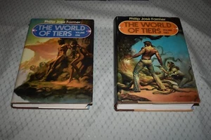 The World of Tiers series/set by Philip Jose Farmer (BCE, hardcover,dust jacket) - Foto 1 di 6