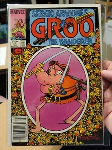 ⭐️ Sergio Aragone's GROO The WANDERER #12 (1986 MARVEL Comics) VG Book.. - Picture 1 of 5