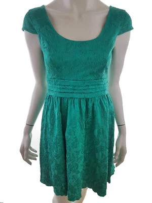 ASOS  T. 10 Verde Longitud hasta la rodilla Vestido A-line Algodón Manga corta - Imagen 1 de 4